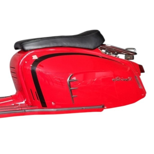 Royal Alloy Left Side Cover - Flame Red